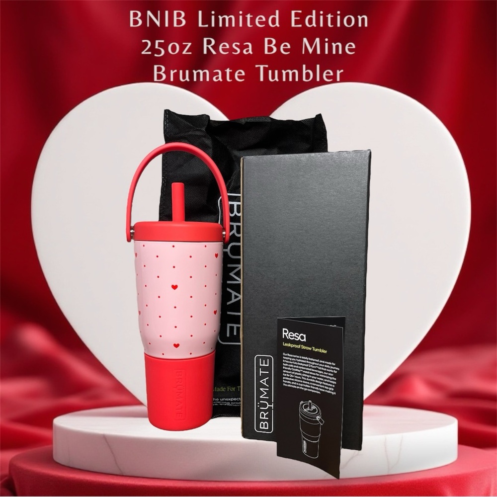 BNIB 25oz Limited Edition Resa Be Mine Brümate Tumbler